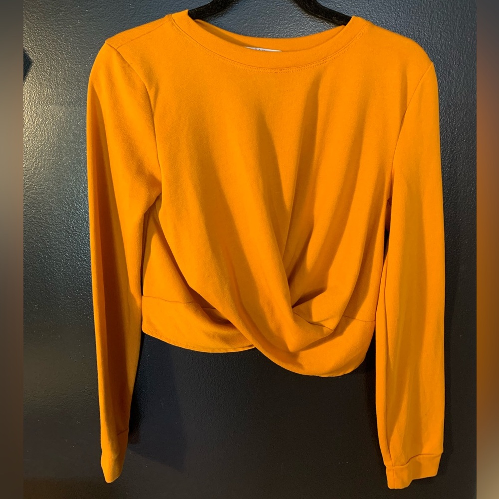 Zara Faux Knot Knit Top, Small